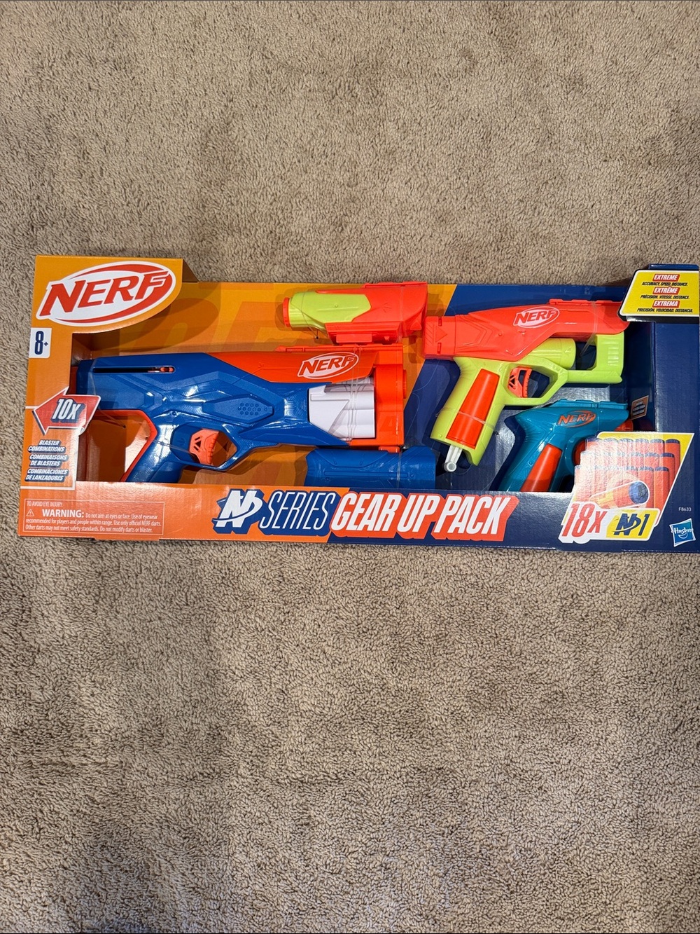 New! Nerf Series Gear Uo Pack